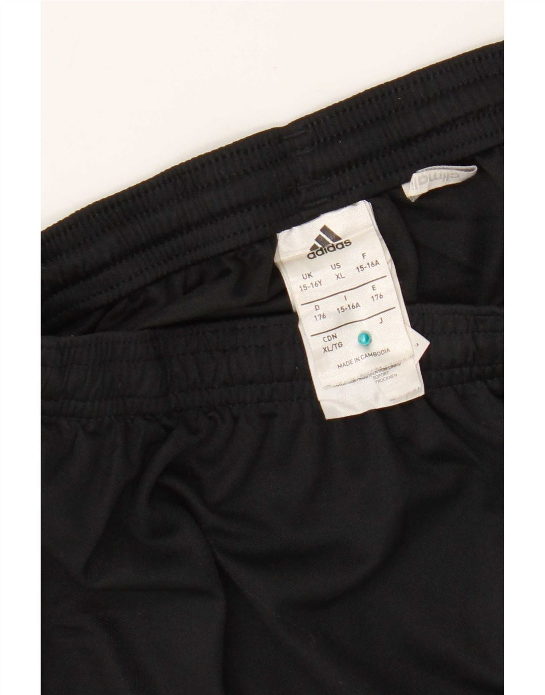 Adidas Chicos Climalite Sport Shorts 15-16 Años Negro Poliéster