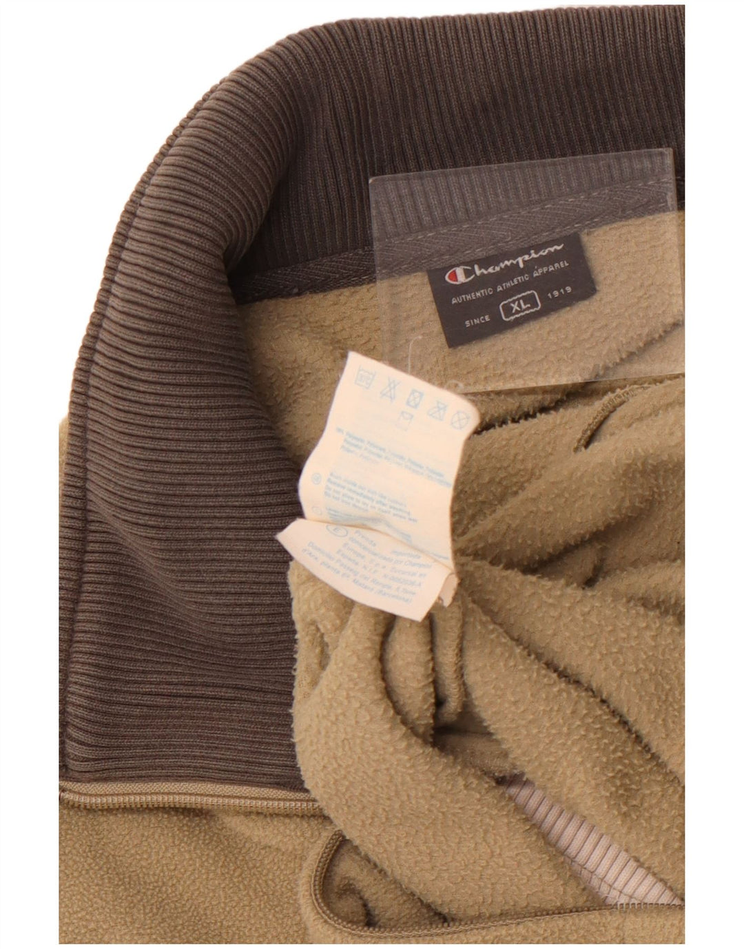 Champion Chaqueta Polar Mujer UK 40 XL Caqui Colorblock Poliéster