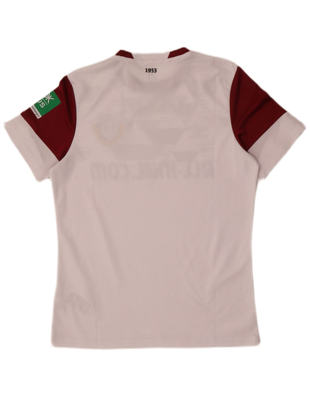 Umbro Hombre Camiseta Gráfica Top Small Blanco Colorblock Poliéster