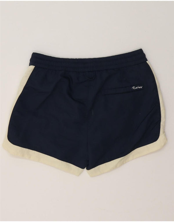 Pantalones cortos deportivos Reiss para mujer UK 4 XS Azul marino Colorblock Poliamida