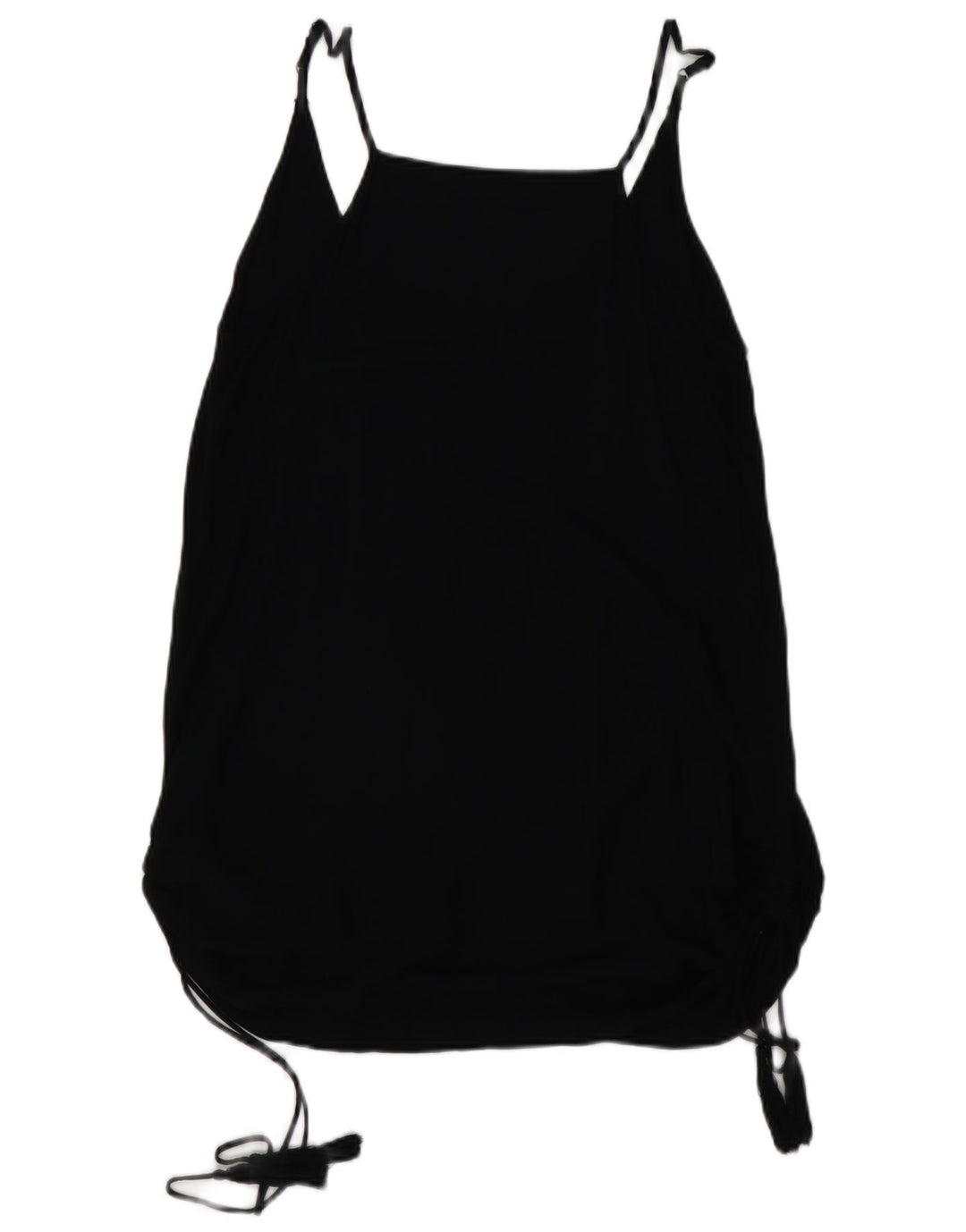 HARLEY Cami Top para mujer UK 10 Small Black Rayon