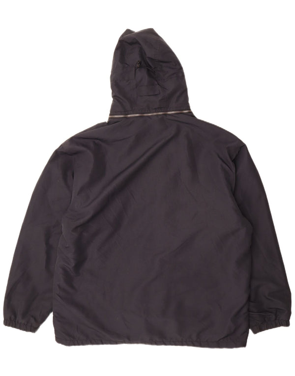 Kappa Chaqueta reversible con capucha para hombre UK 40 Large Poliéster azul marino