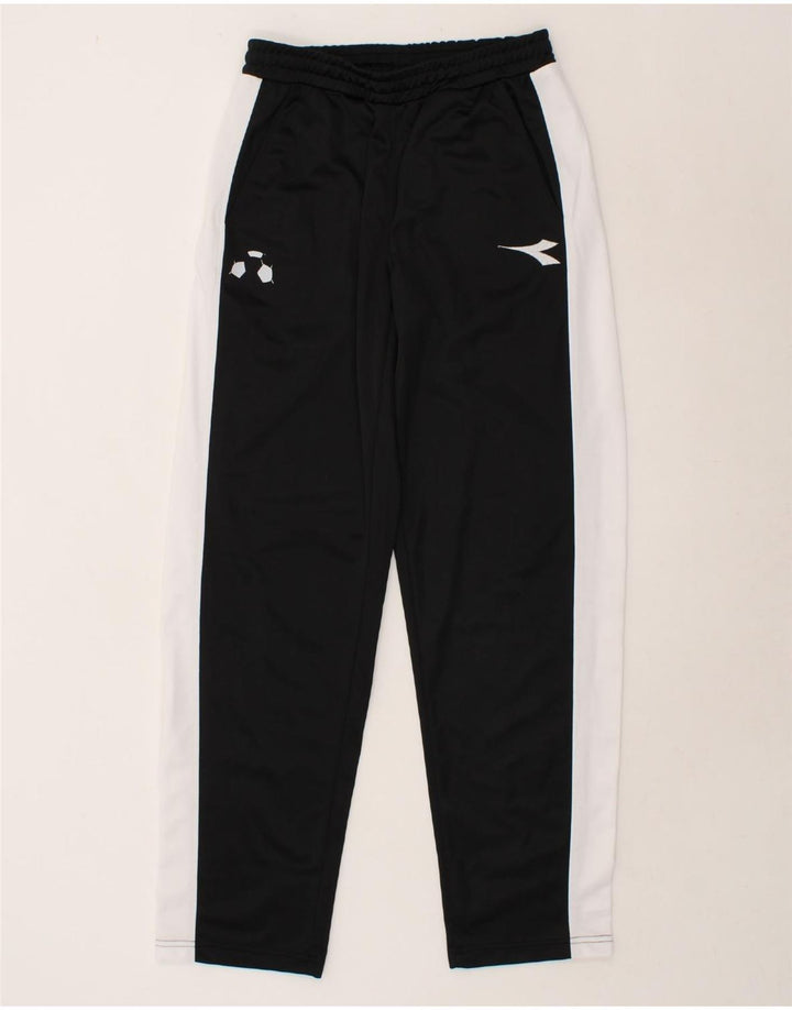 DIADORA Mens Tracksuit Trousers Medium Black Colourblock Polyester Vintage Diadora and Second-Hand Diadora from Messina Hembry 