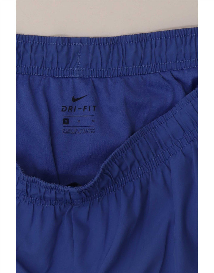 Nike - Pantalones cortos deportivos para mujer (talla 40), color azul medio, poliéster