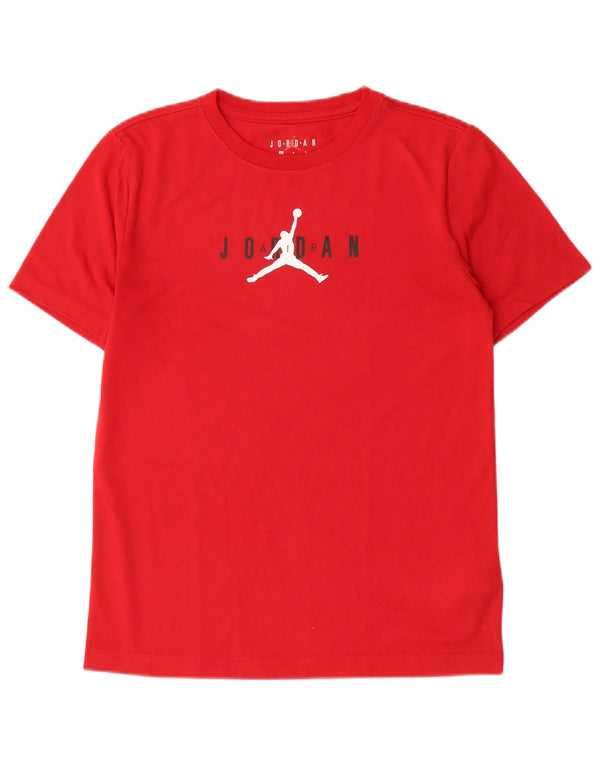 Jordan Camiseta gráfica para niños 12-13 años Grande Rojo Poliéster
