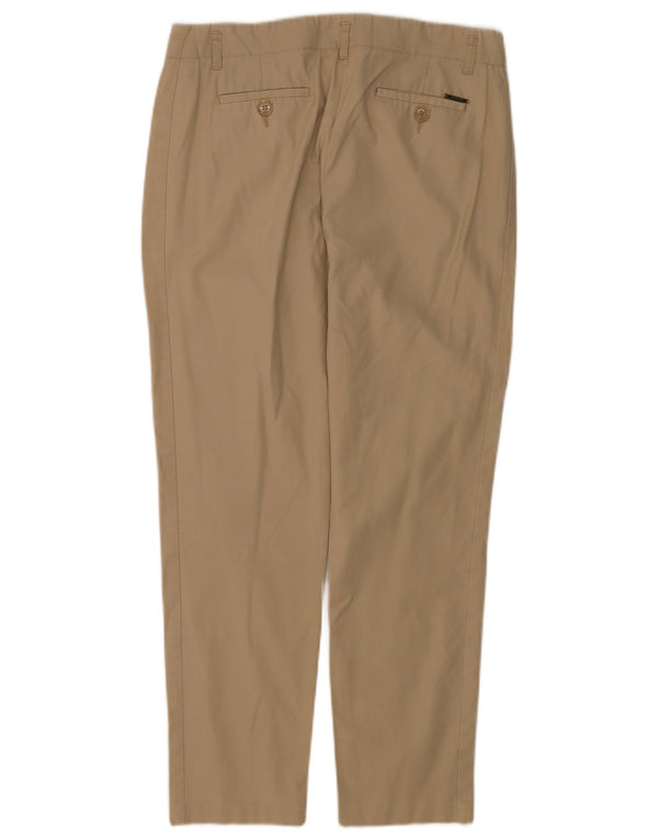 Marks & Spencer Pantalones chinos rectos para mujer UK 10 Small W30 L28 Beige