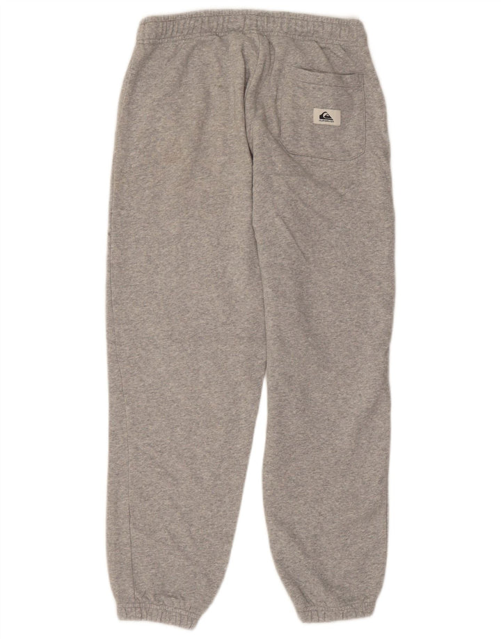 QUIKSILVER Pantalones de chándal con gráfico para niños Joggers 13-14 años Grande Gris