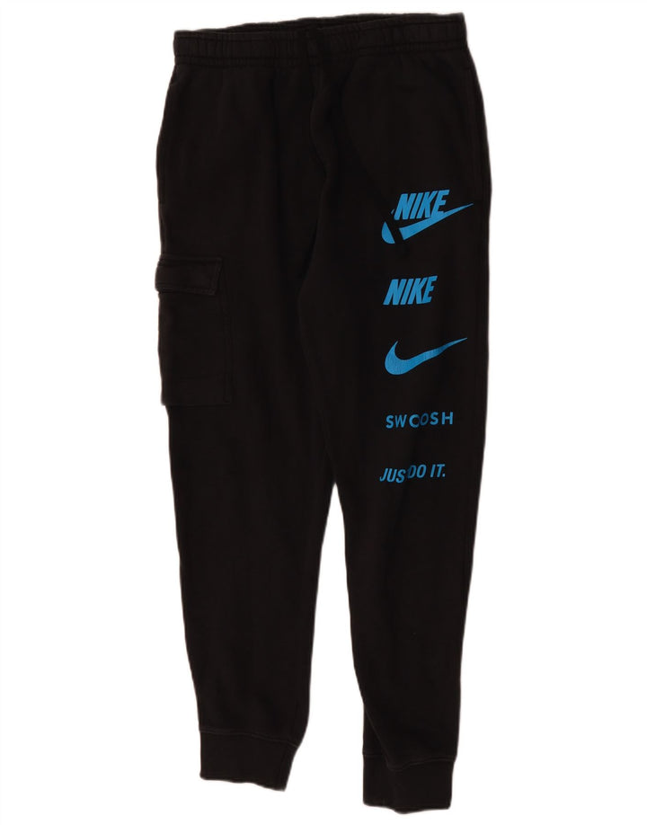 NIKE Hombre Graphic Cargo Chándal Pantalones Joggers Medium Negro Algodón