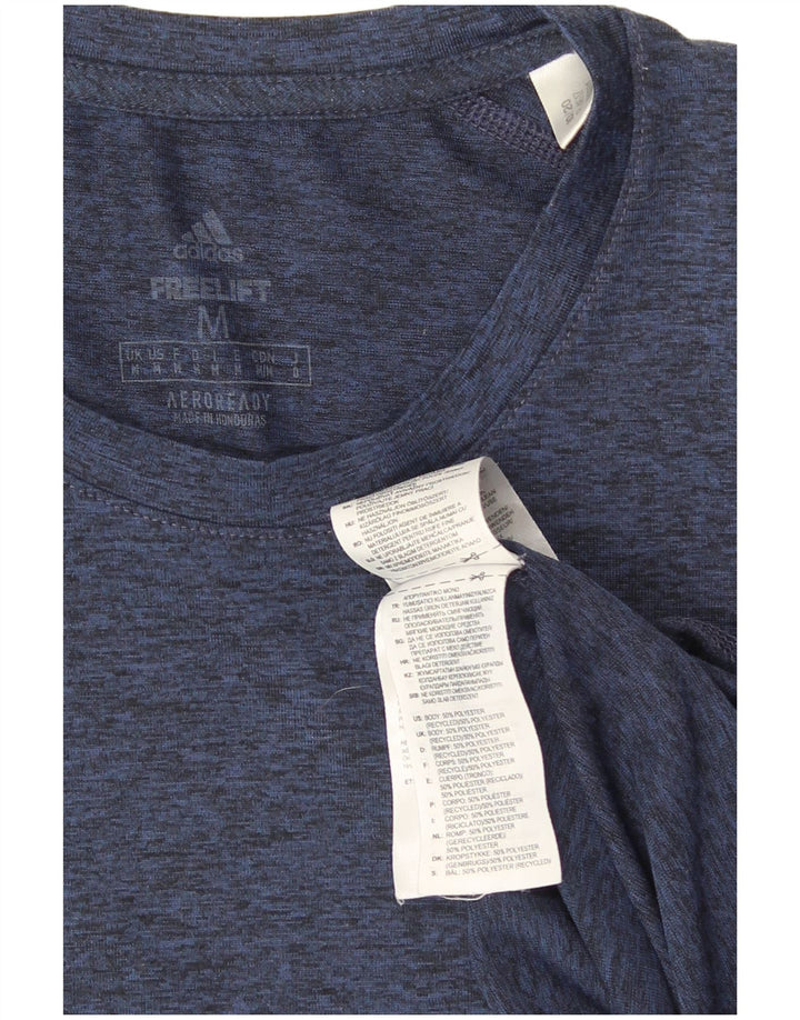 Adidas Hombre Aeroready Camiseta Superior Medio Azul Marino Poliéster