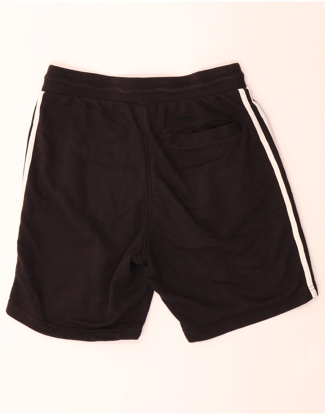 Adidas - Pantalones cortos deportivos para hombre, algodón negro mediano