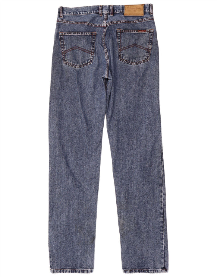 MARLBORO CLASSICS Vaqueros rectos para hombre W33 L34 Algodón azul