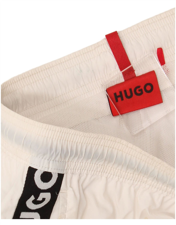 Bañador HUGO BOSS Hombre Small Blanco Poliamida