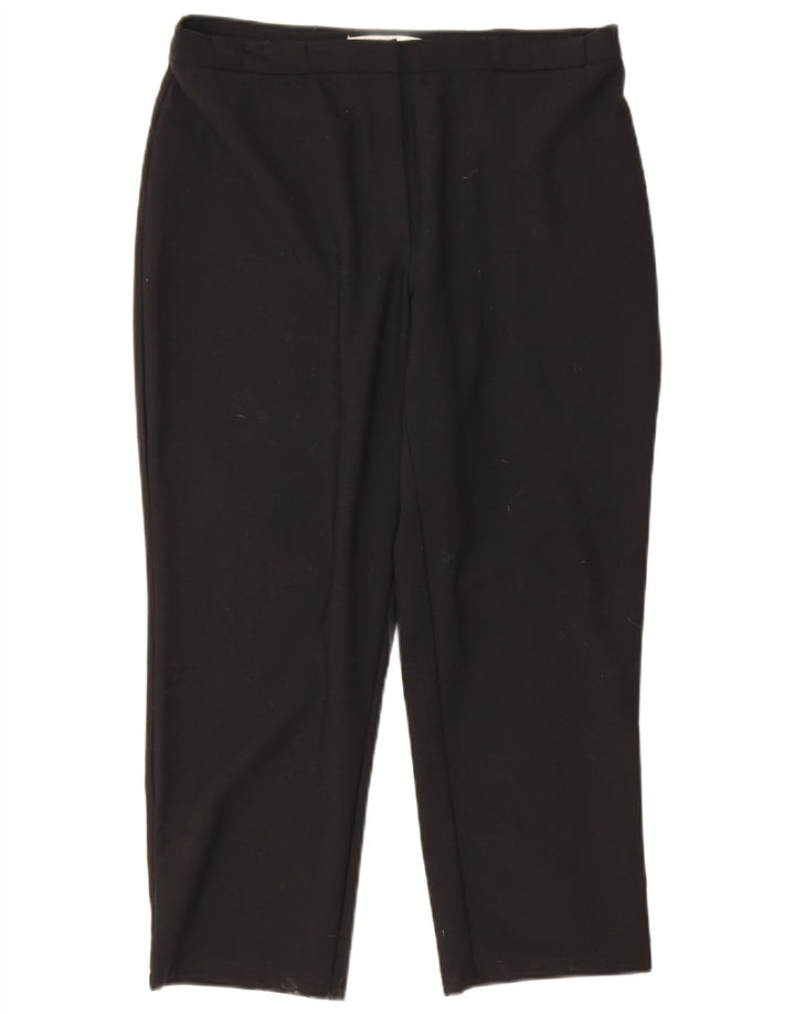 Marella Mujer Pantalones Cortos Rectos W32 L23 Negro