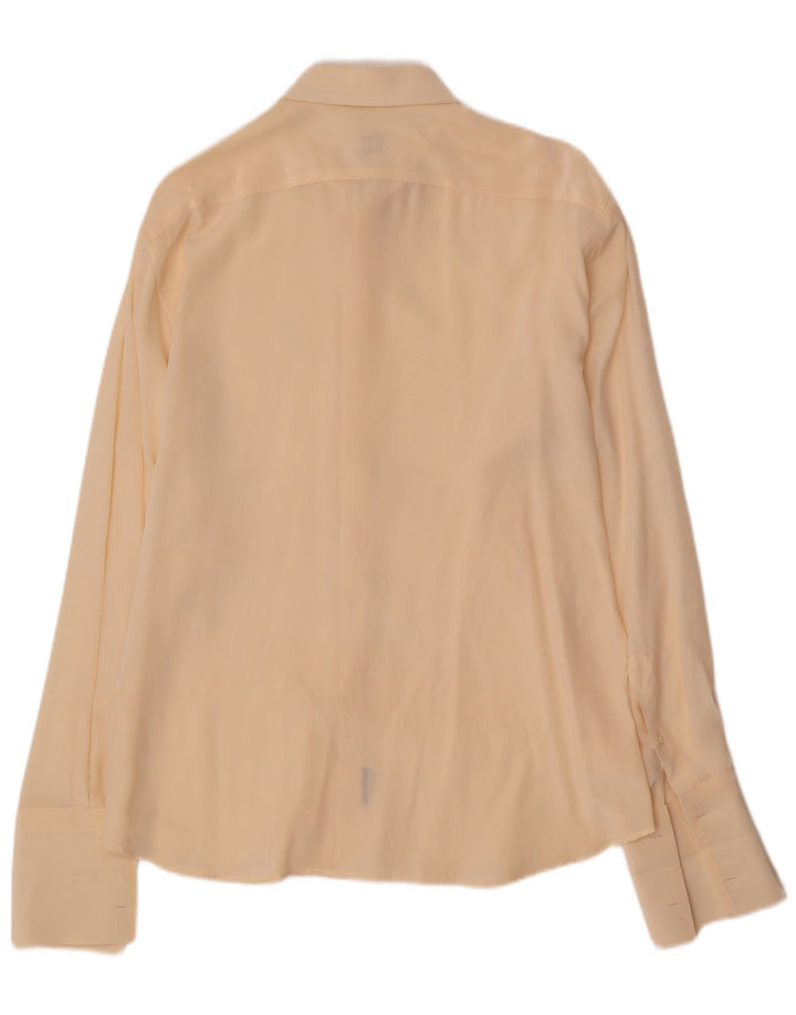 Camisa formal vintage para hombre beige medio