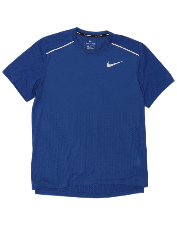 Camiseta Nike Dri Fit para hombre Top poliéster azul medio