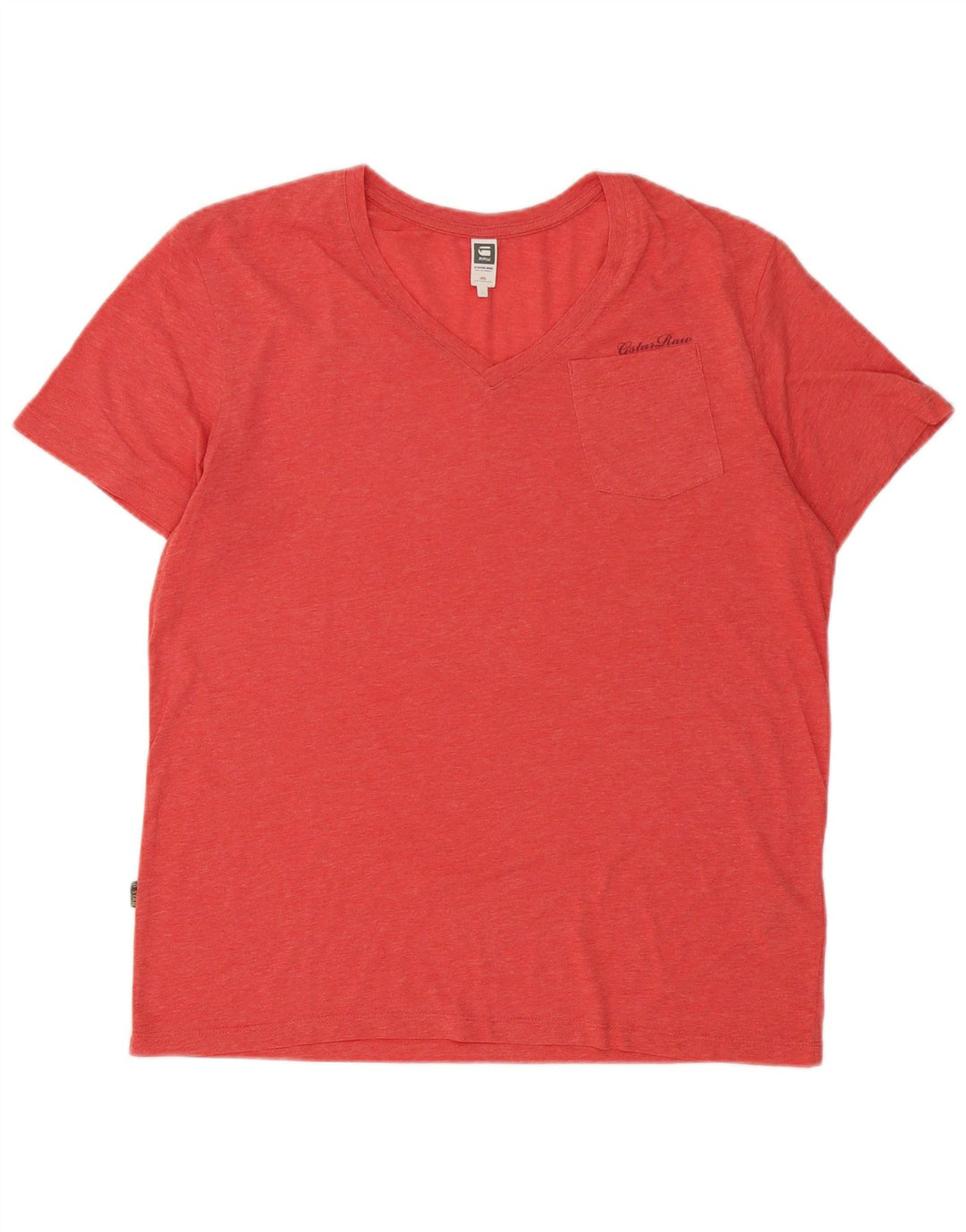 G-Star - Camiseta para hombre, talla grande, color rojo, algodón