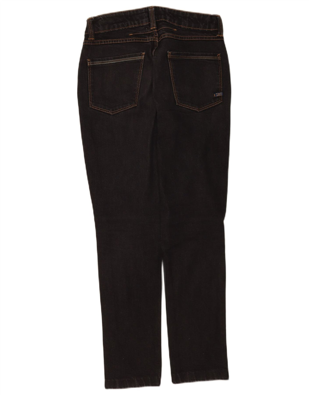 Vaqueros Massimo Dutti Mujer Slim W27 L28 Negro Algodón