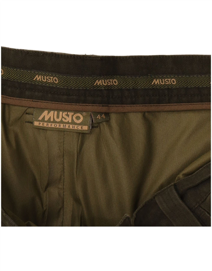 MUSTO Bermudas para Hombre W44 2XL Caqui