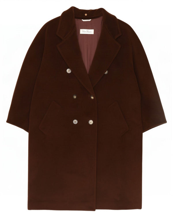 Max Mara Abrigo extragrande con doble botonadura para mujer Reino Unido 44 Grande Marrón