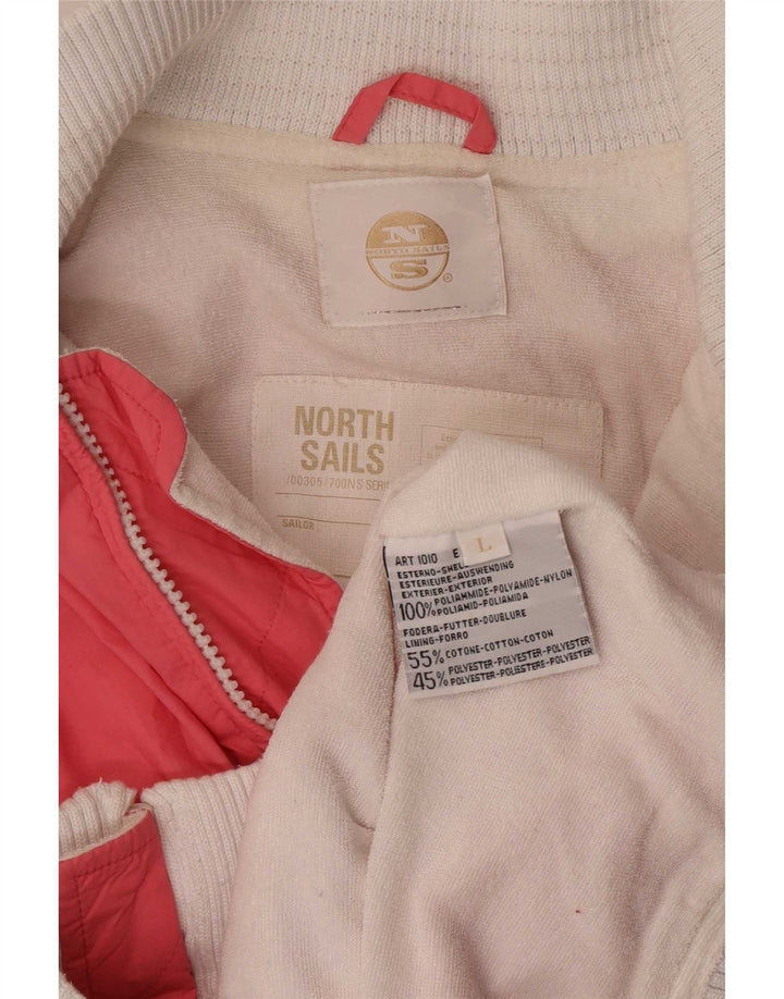 Chaqueta superior de chándal para mujer North Sails UK 46 Large Pink Colourblock
