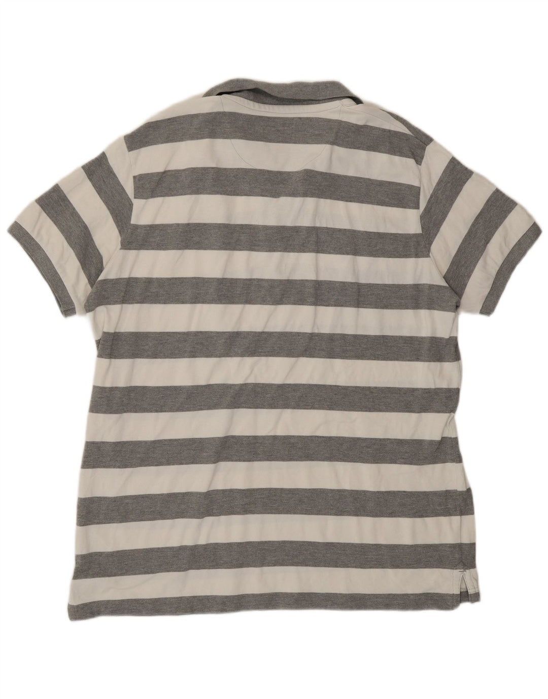 Woolrich Polo para hombre 2XL Algodón a rayas gris