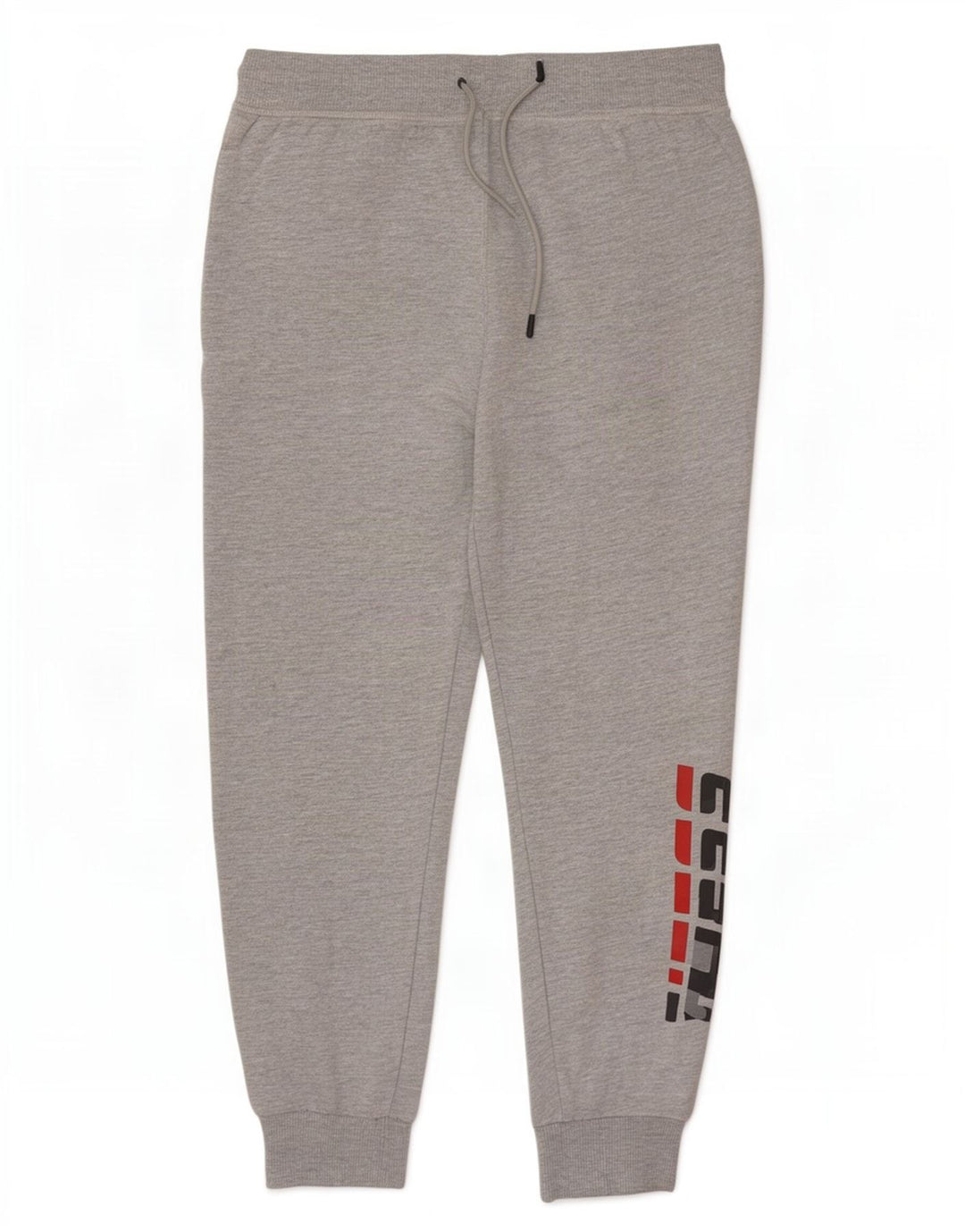 Guess Pantalón De Chándal Gráfico Joggers De Algodón Moteado Gris Medio |