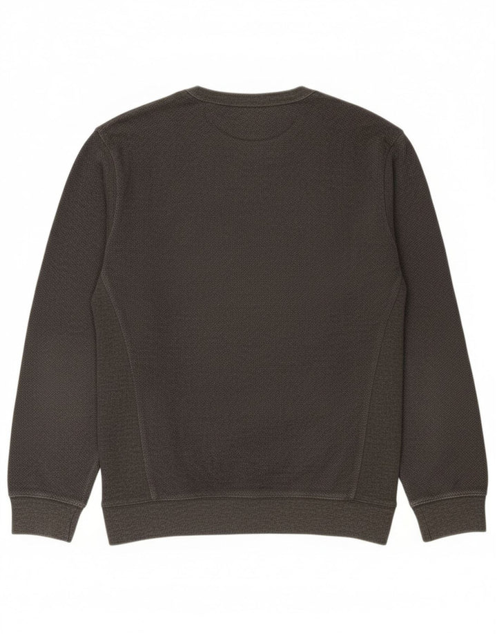 Zara Hombre Sudadera Jumper Algodón Gris Medio