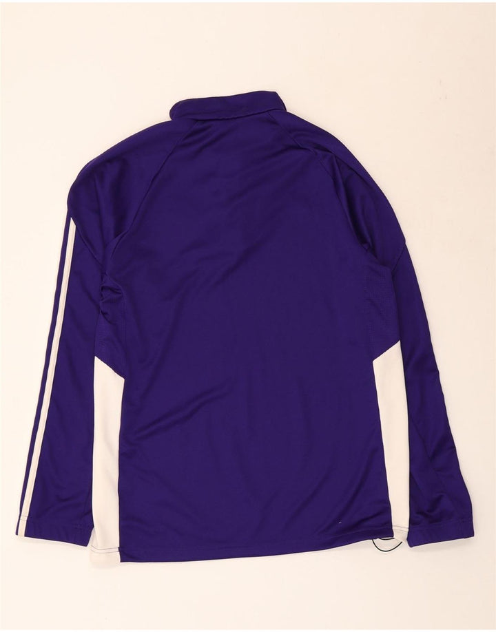 Adidas Hombre Louisville Jersey Chándal Top Grande Púrpura Colorblock