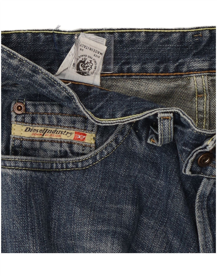 Vaqueros Diesel Mujer Rectos W36 L27 Algodón Azul