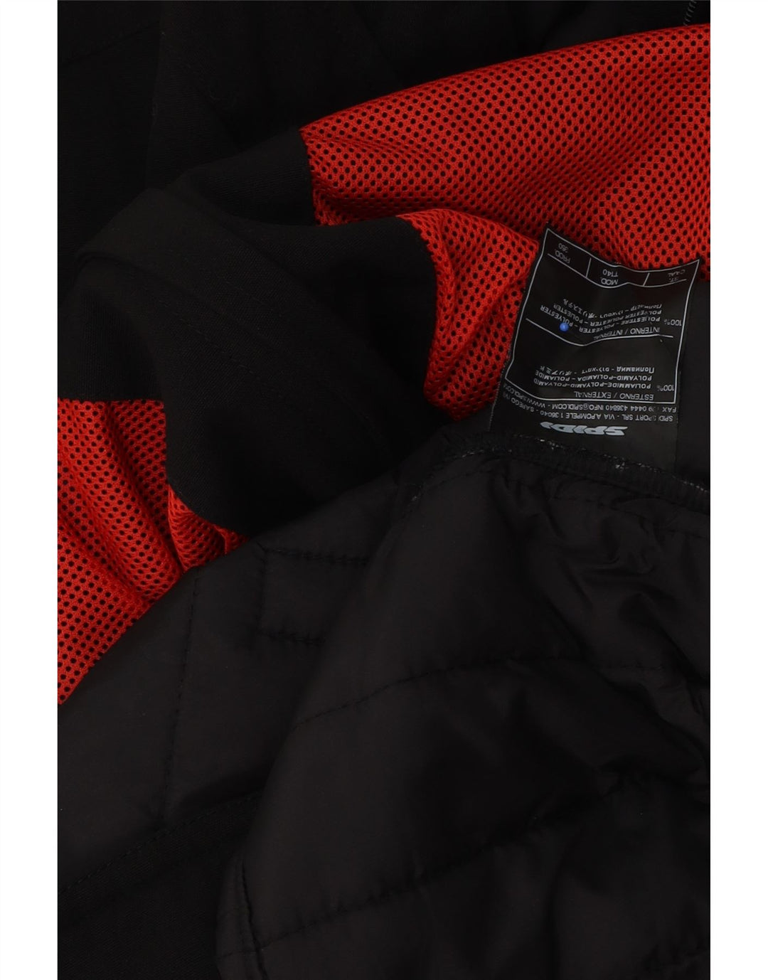 Spidi Mens Racer Jacket UK 40 Large Negro Colorblock Poliamida