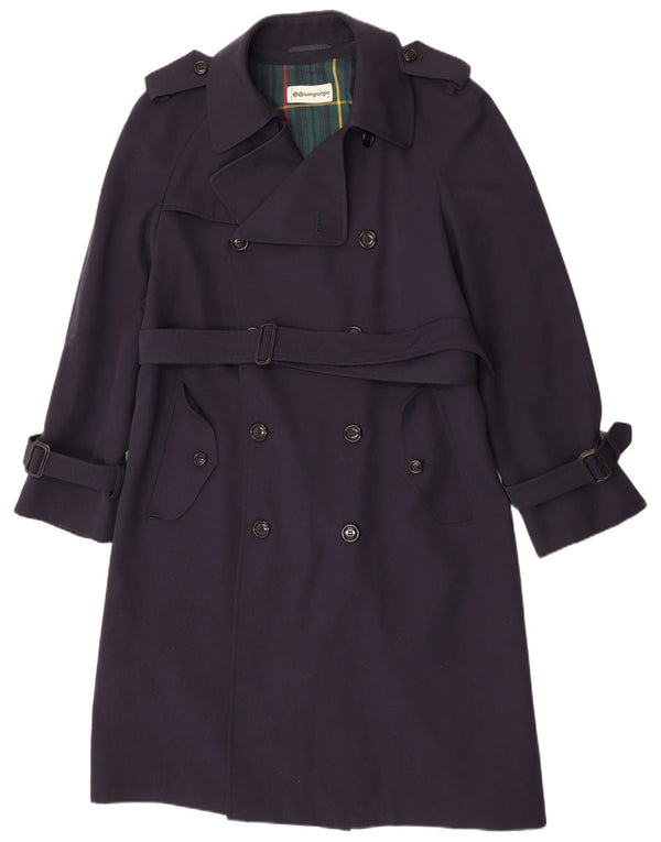 Sangiorgio Gabardina para hombre UK 38 Azul marino mediano