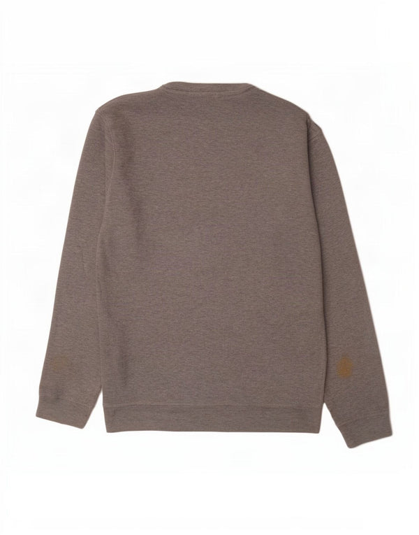 Crew Clothing Sudadera para hombre Jumper XL Algodón moteado gris