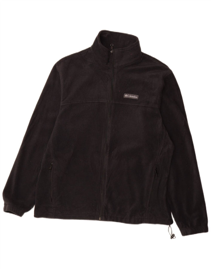Columbia Chaqueta polar para hombre UK 40 Large Poliéster negro