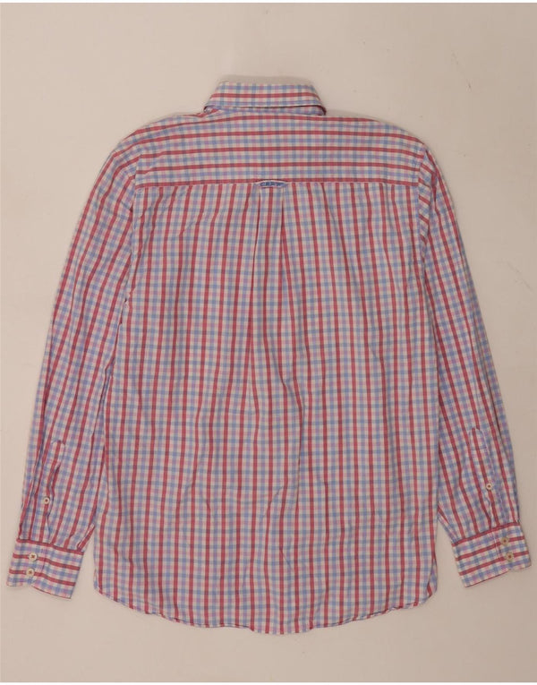 Crew Clothing Camisa de corte clásico para hombre Algodón a cuadros multicolor mediano