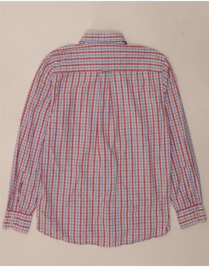 Crew Clothing Camisa de corte clásico para hombre Algodón a cuadros multicolor mediano