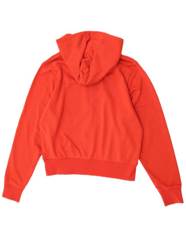 Zara Hombre Zip Sudadera Con Capucha Suéter Pequeño Algodón Rojo
