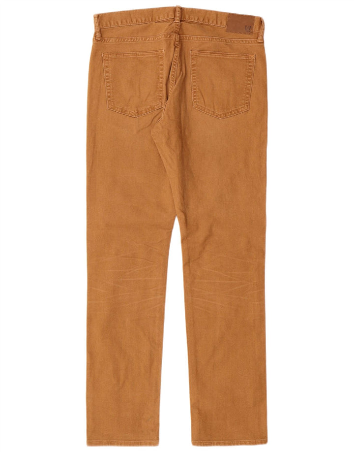 Pantalones casuales rectos para hombre Gap W30 L30 Algodón beige