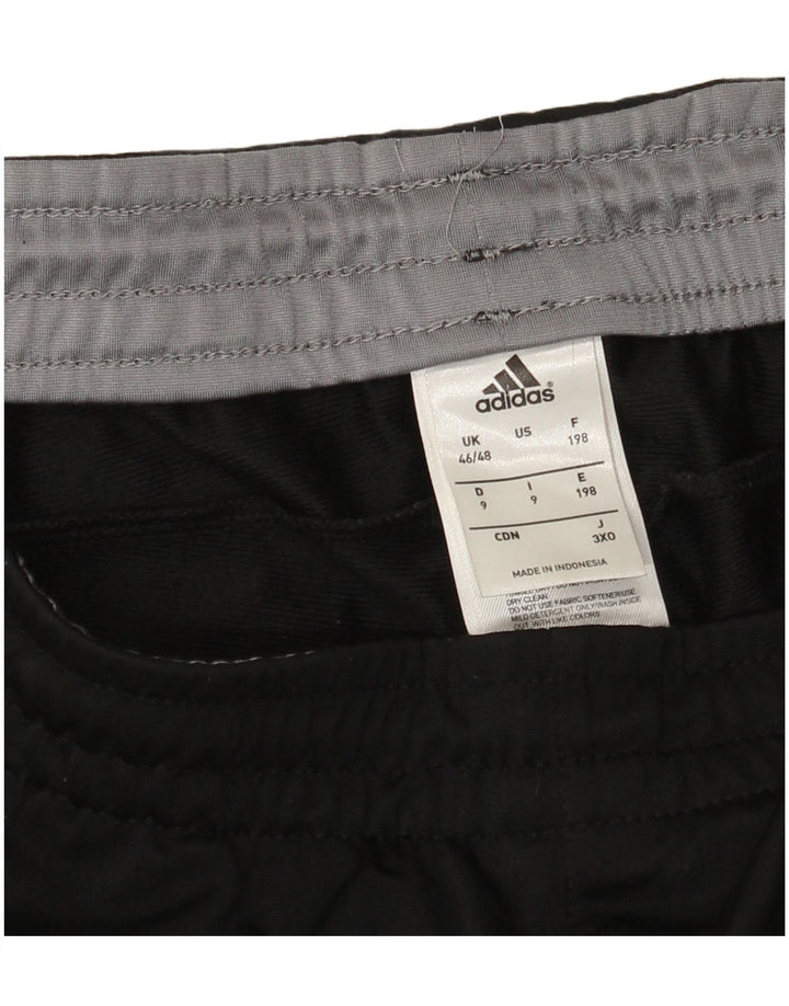 Adidas Pantalones de chándal para hombre ES 46/48 XL Negro Poliéster