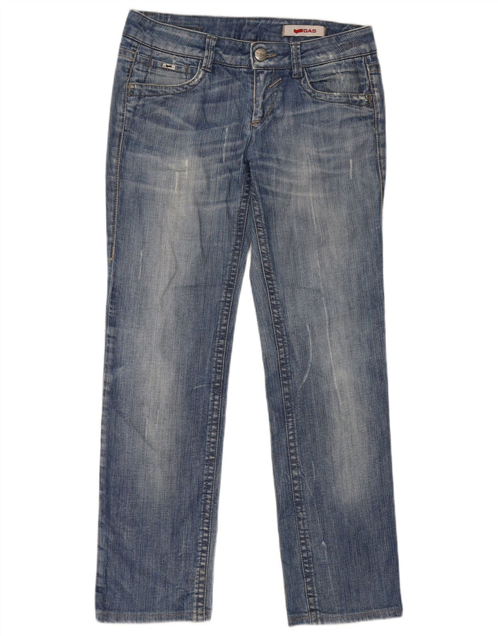 Vaqueros Recto Mujer Gas W30 L31 Algodón Azul