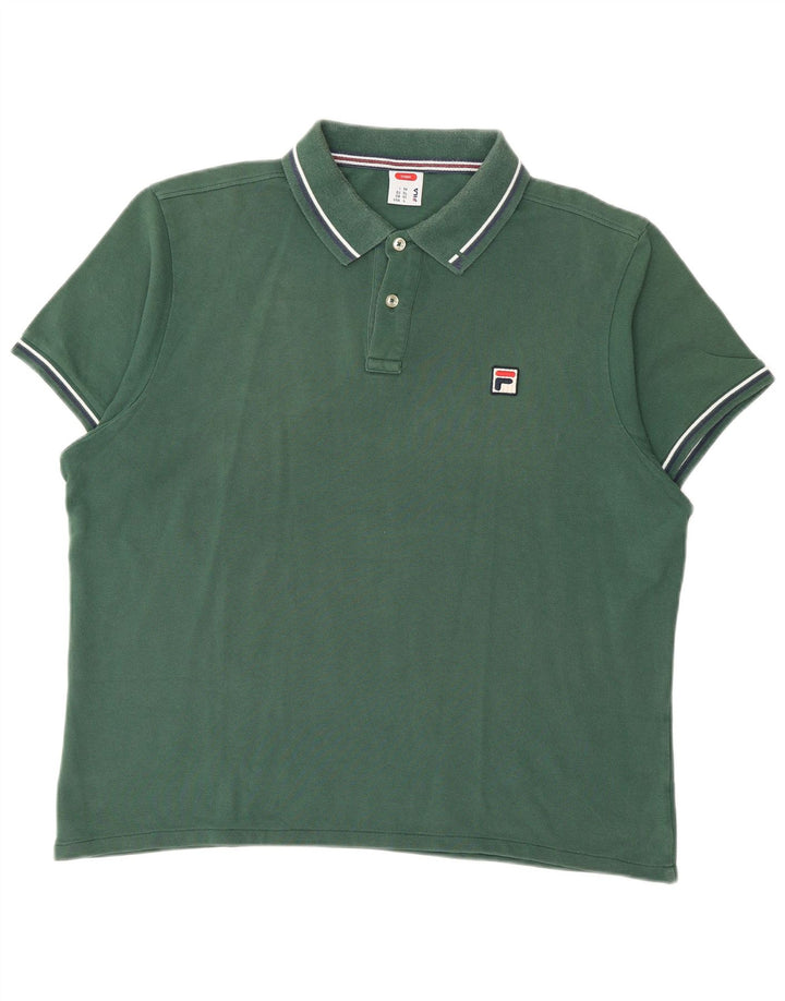 Fila Polo para hombre IT 54 grande verde
