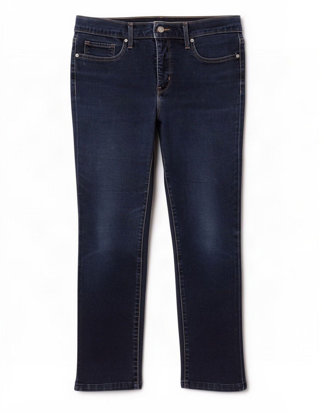 Vaqueros Levi's Mujer Slim Cropped W31 L26 Algodón Azul Marino