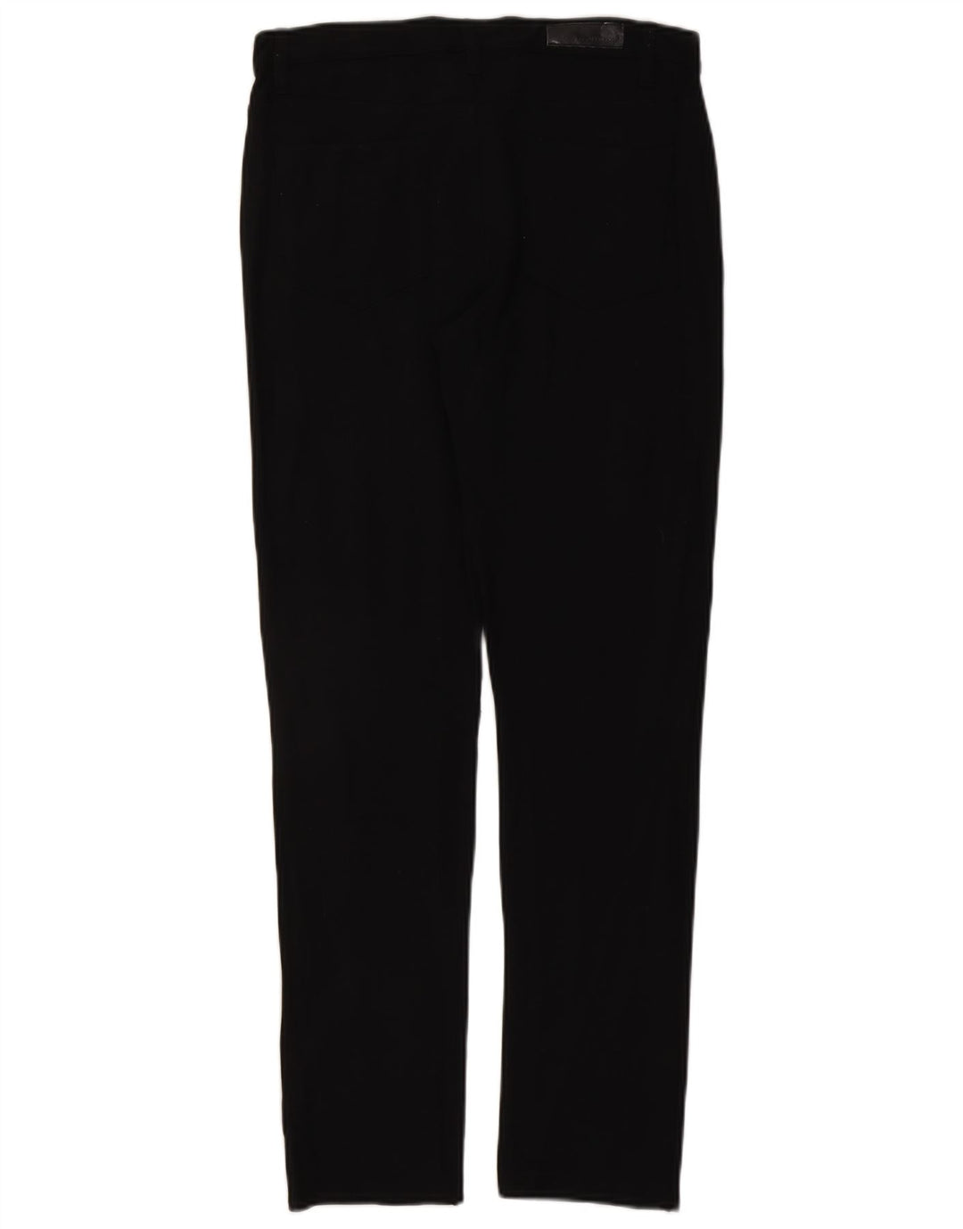 CALVIN KLEIN Pantalones casuales delgados para mujer US 12 Grande W30 L31 Rayón negro