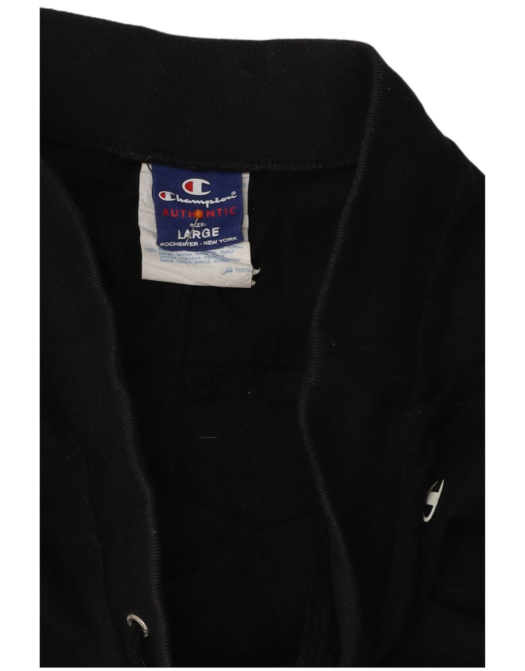 CHAMPION Pantalones de chándal para mujer Joggers UK 16 Large Black Cotton