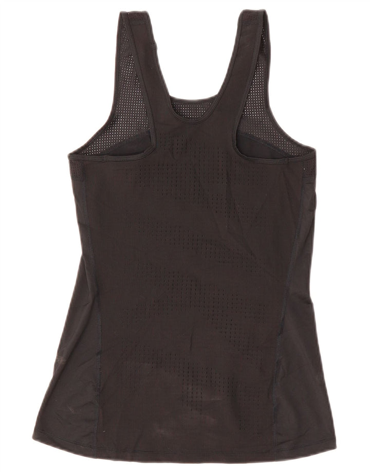NIKE Camiseta sin mangas para mujer UK 8 Small Poliéster negro