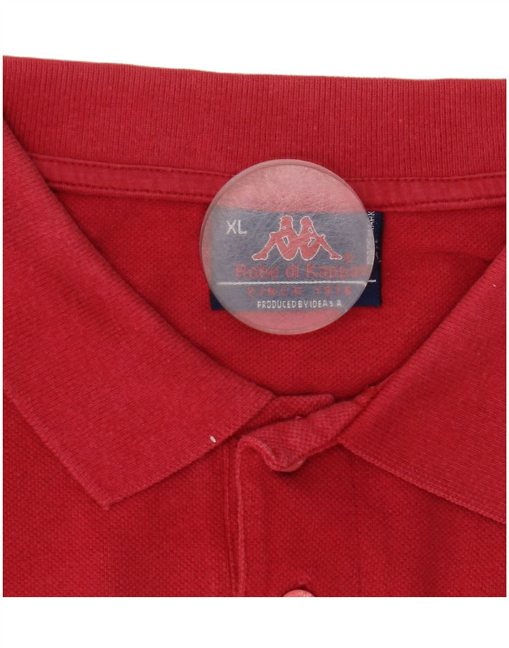 Kappa Polo Manga Larga Hombre XL Rojo