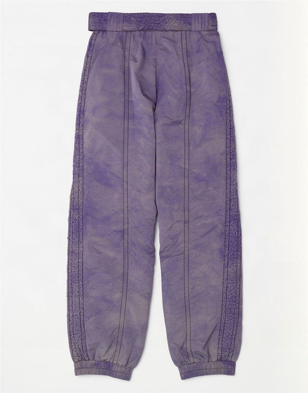 Maier Pantalones de esquí de cintura alta para mujer UK 46 Large Púrpura Tie Dye Poliamida