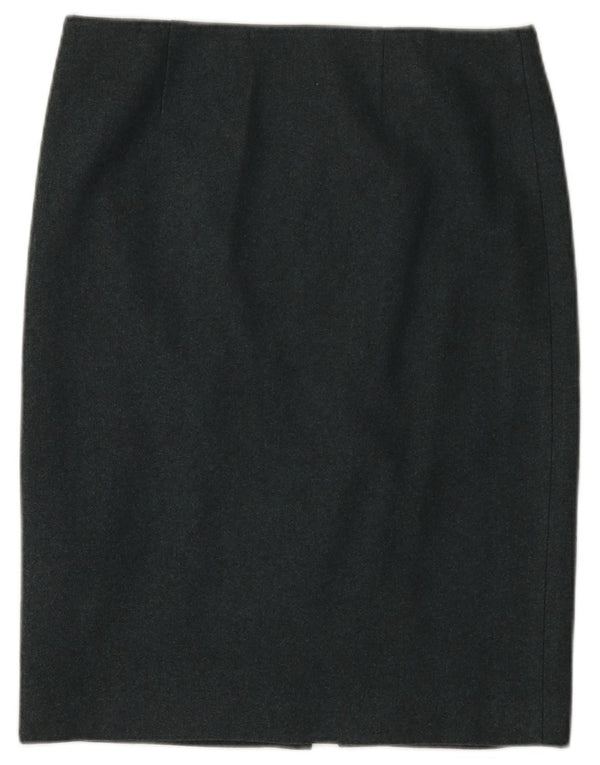 Falda lápiz para mujer Calvin Klein US 8 Medium W32 Lana moteada azul