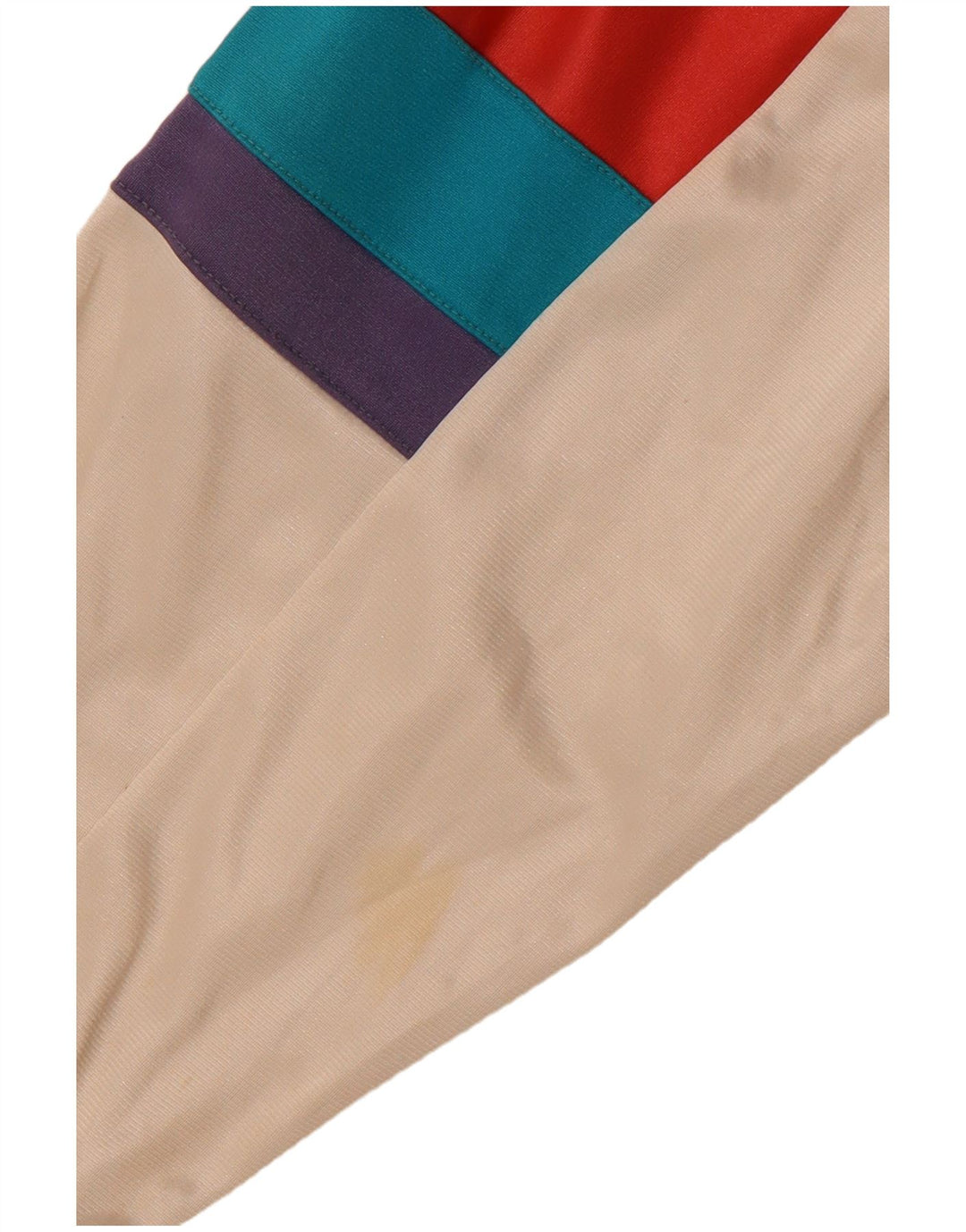 ASICS Chaqueta superior de chándal con gráfico para hombre IT 48 Medium Off White Colourblock