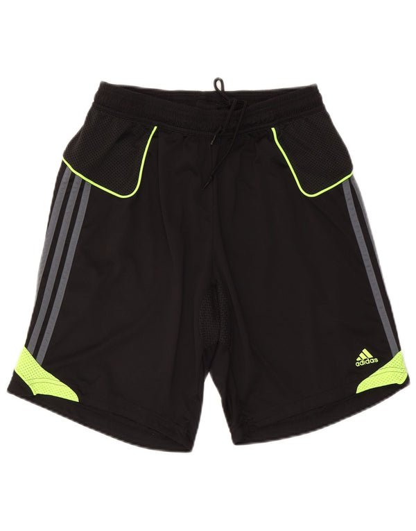 Adidas Mens Climacool Sport Shorts Grande Negro Colorblock Poliéster