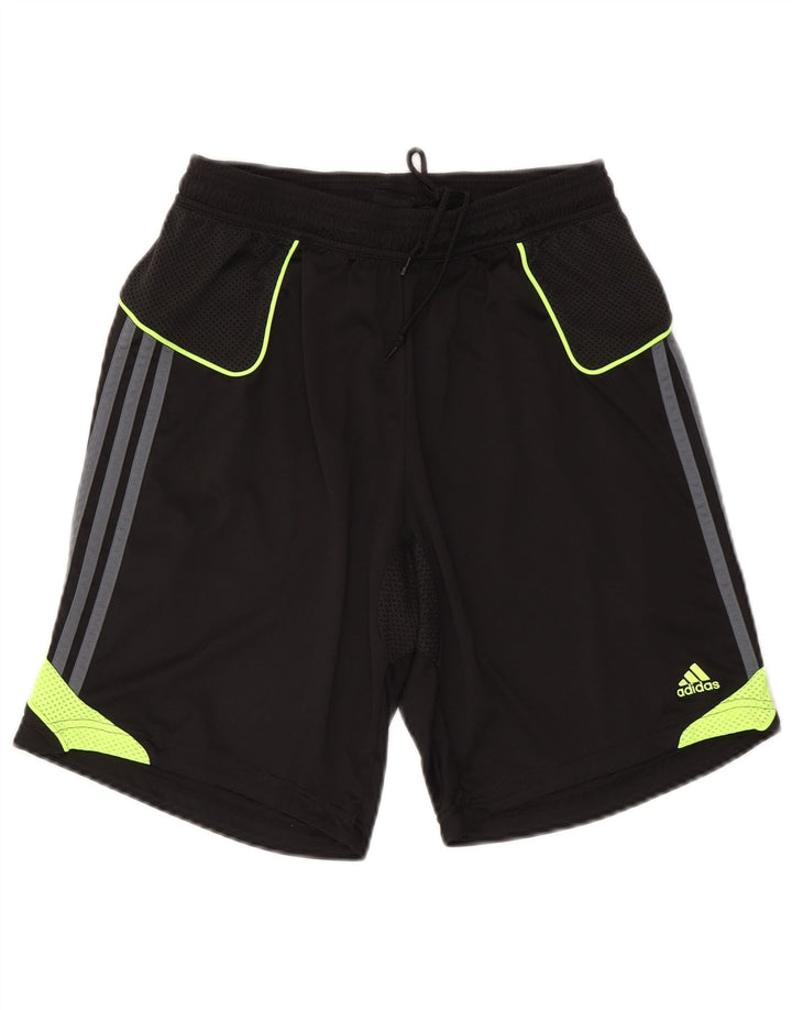 Adidas Mens Climacool Sport Shorts Grande Negro Colorblock Poliéster